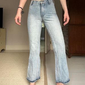 brandy melville light denim jeans